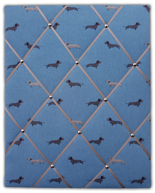 Dachshunds 2 Fabric Notice Board