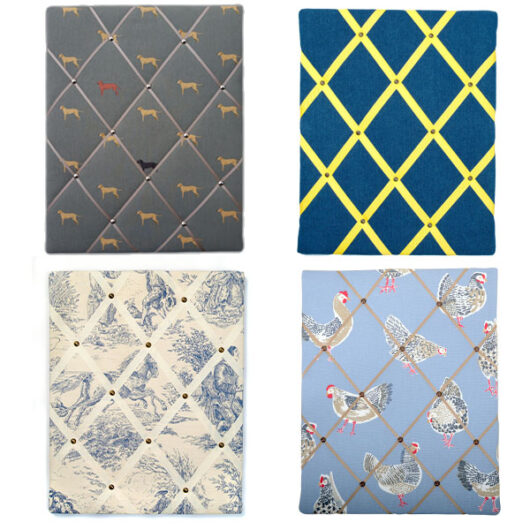 Fabric Notice Boards - Checks