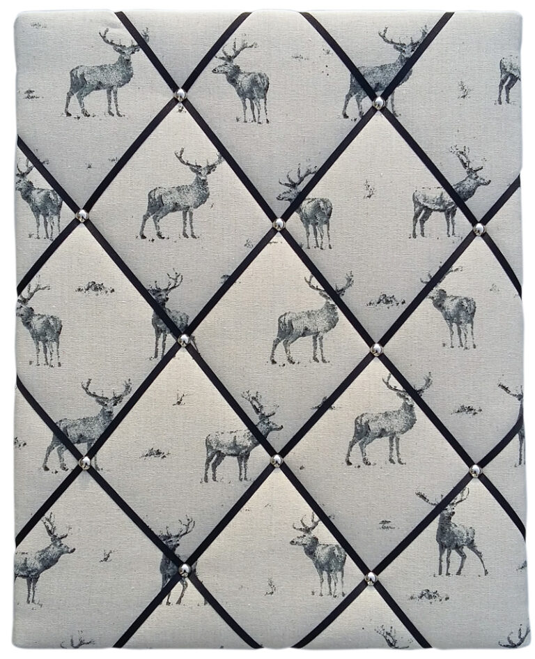 Small Deer fabric notice board