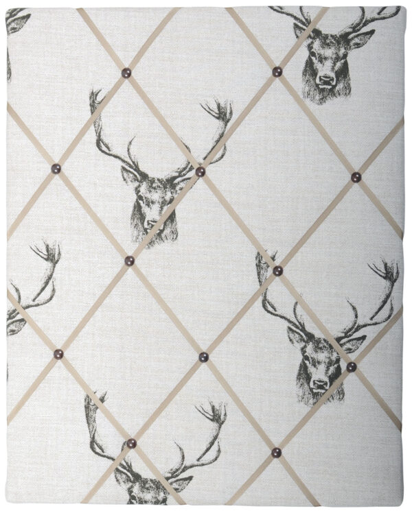 Stags fabric notice board