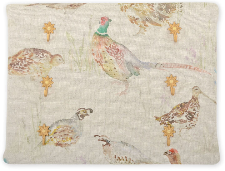 Game Birds fabric key board