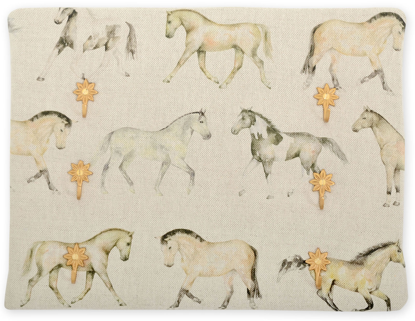 Horses fabric key board