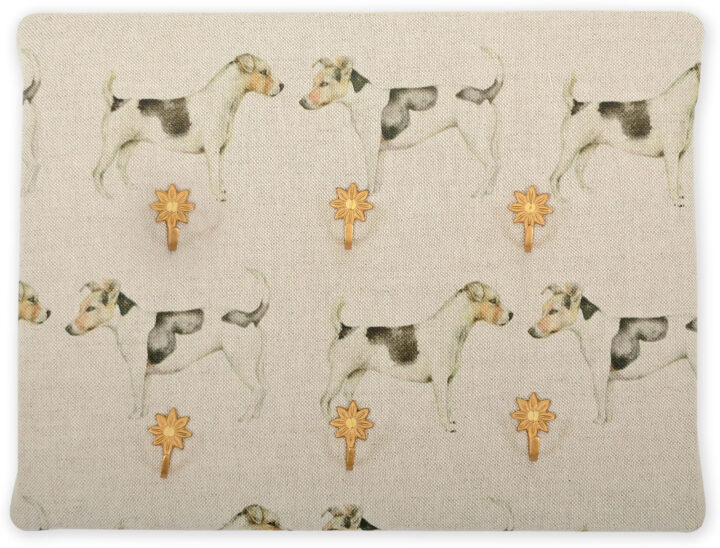 Jack Russells fabric key board